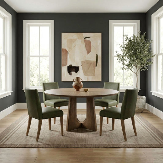Hendrix Place - Pedestal Table Set 5 Piece Dining Room Sets by Liberty Furniture - Walls Furniture & Mattress