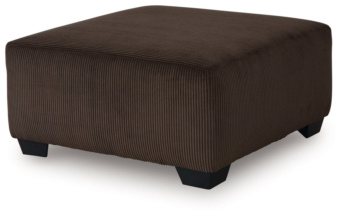 Kimlee - Chocolate - Oversized Accent Ottoman Accent Ottomans by Signature Design by Ashley® - Walls Furniture & Mattress
