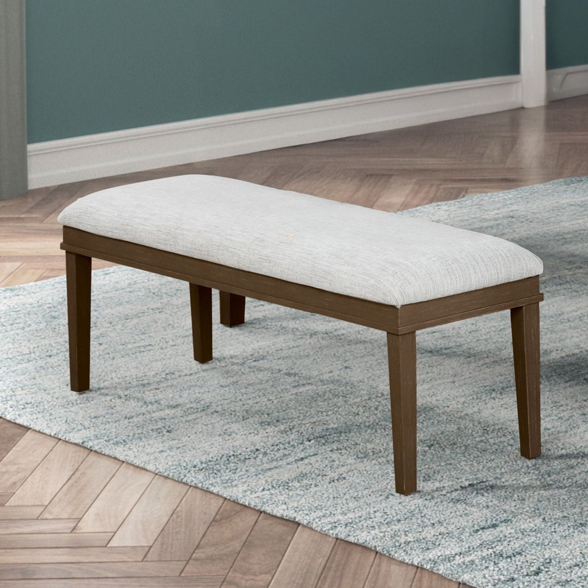 Essence - Dining Bench With Natural Cushion Upholstered Benches by New Classic - Walls Furniture & Mattress