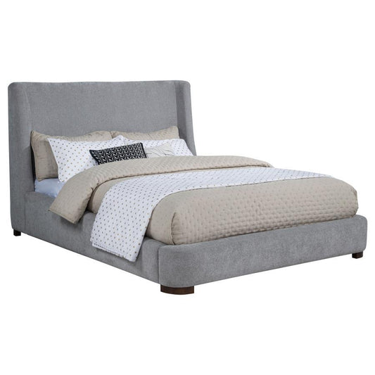 Rennes - Upholstered Wingback Platform Bed Upholstered Beds by Coaster Fine Furniture - Walls Furniture & Mattress