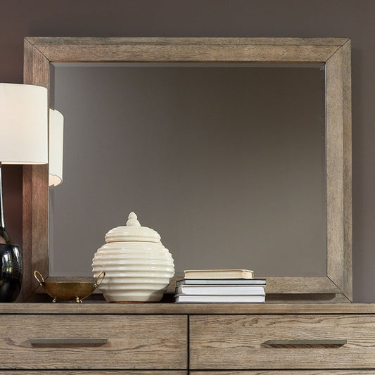 Canyon Road - Lighted Mirror - Light Brown Bedroom Mirrors by Liberty Furniture - Walls Furniture & Mattress