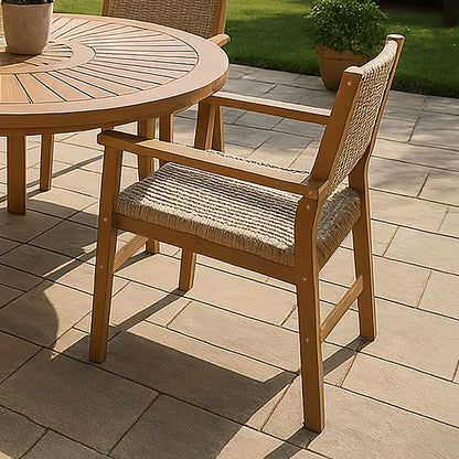 Sunray - Patio Dining Chair (Set of 2) - Natural
