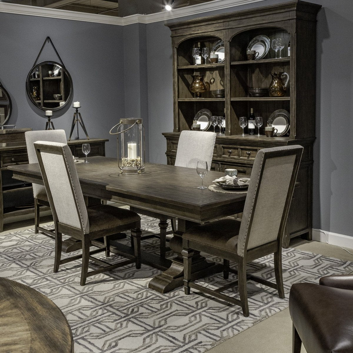 Paradise Valley - Opt Trestle Table Set 5 Piece Dining Room Sets by Liberty Furniture - Walls Furniture & Mattress