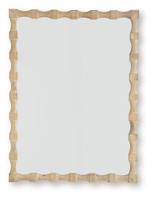 Acelmore - Light Brown - Accent Mirror Accent Mirrors by Signature Design by Ashley® - Walls Furniture & Mattress