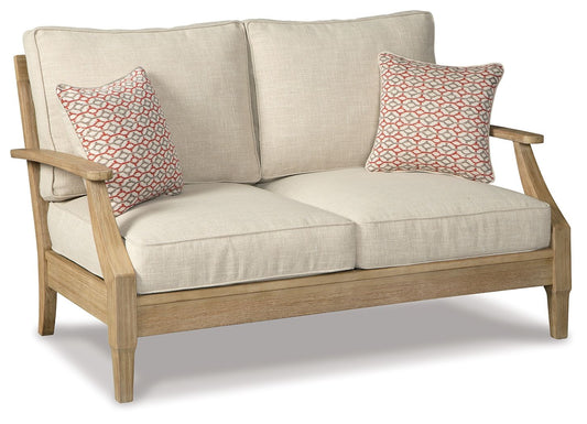 Clare View - Beige - Loveseat w/Cushion