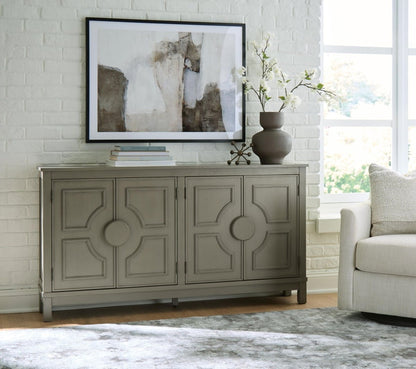 Darlock - Accent Cabinet - Warm Gray Accent Cabinets by Signature Design by Ashley® - Walls Furniture & Mattress