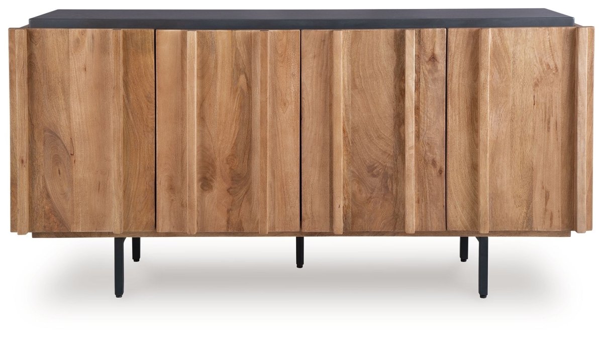 Quintavious - Brown / Charcoal - Accent Cabinet Accent Cabinets by Signature Design by Ashley® - Walls Furniture & Mattress