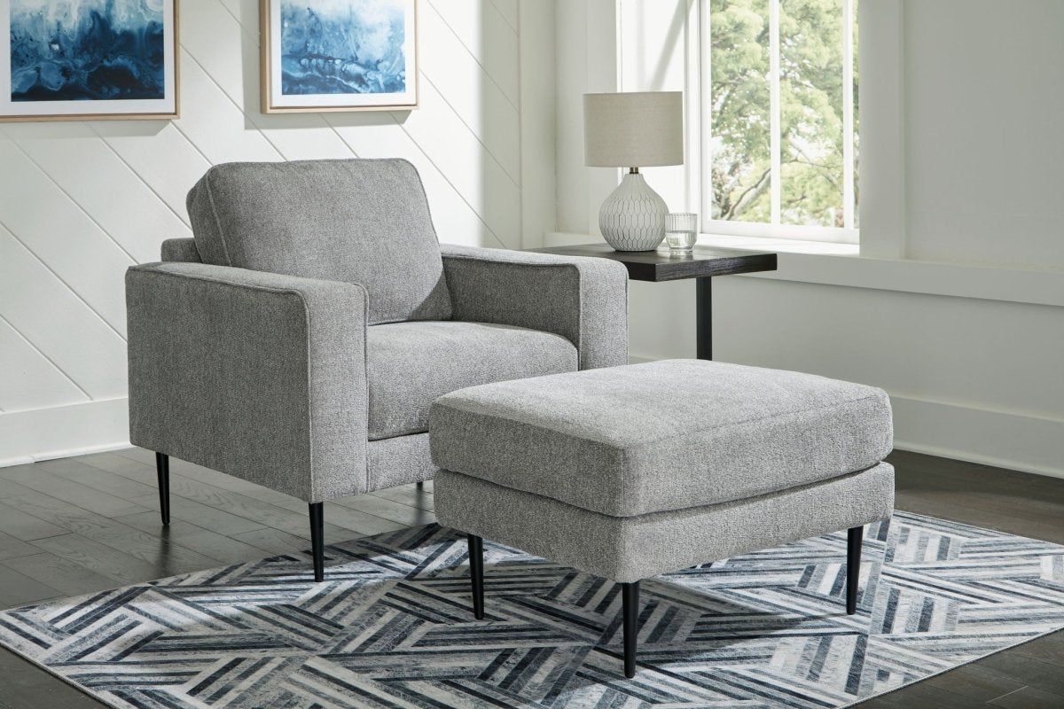 Hazela - Chair, Ottoman Stationary Chair & Ottoman by Signature Design by Ashley® - Walls Furniture & Mattress