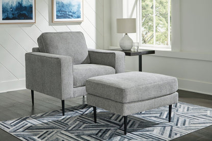 Hazela - Chair, Ottoman Stationary Chair & Ottoman by Signature Design by Ashley® - Walls Furniture & Mattress