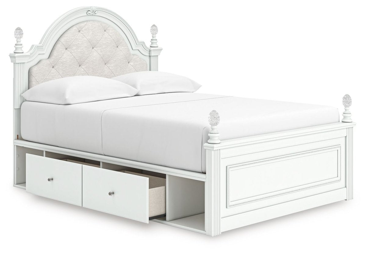 Kozlani - Upholstered Panel Storage Bed Storage Beds by Signature Design by Ashley® - Walls Furniture & Mattress