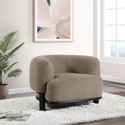 Lawler - Upholstered Barrel Back Accent Chair Accent Chairs by CoasterEveryday - Walls Furniture & Mattress