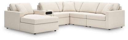 Modmax - Sectional - Oyster Stationary Sectionals by Signature Design by Ashley® - Walls Furniture & Mattress