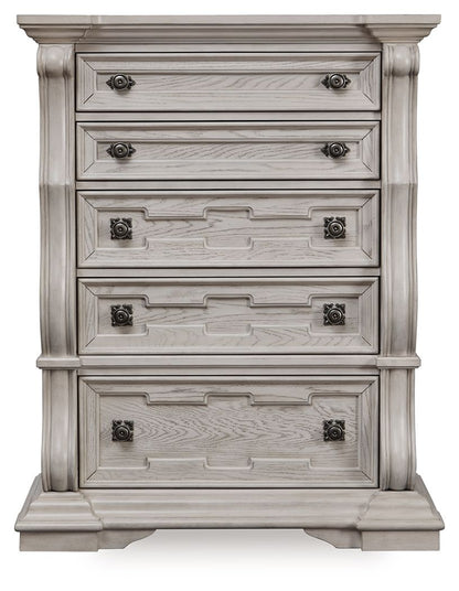 Bruchandi - Antique White - Five Drawer Chest Accent Chests by Signature Design by Ashley® - Walls Furniture & Mattress