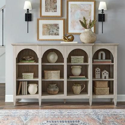 Pavilion - Breakfront Accent Cabinet - Natural Accent Cabinets by Liberty Furniture - Walls Furniture & Mattress