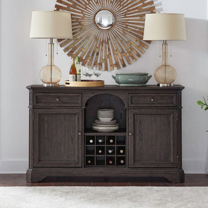 Grant Park - Wine Buffet - Brown Buffets by Liberty Furniture - Walls Furniture & Mattress