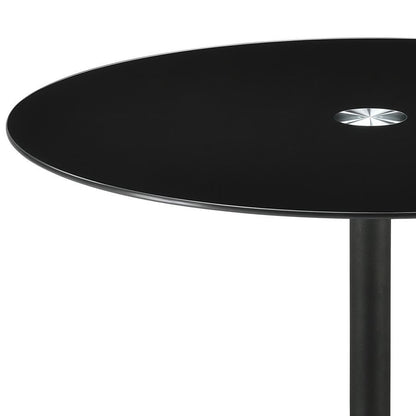 Ganso - Round Metal Coffee Table With Tempered Glass Top End Tables by Coaster Fine Furniture - Walls Furniture & Mattress