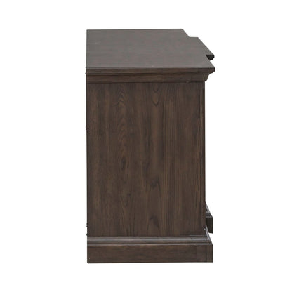 Paradise Valley - 78" Entertainment Console - Dark Brown TV Stands by Liberty Furniture - Walls Furniture & Mattress