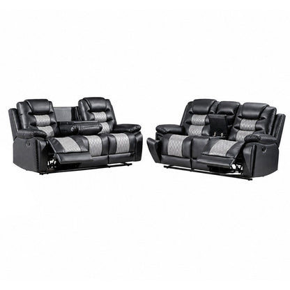 Nikko - Reclining Sofa Set Reclining Sofas & Loveseats by New Classic - Walls Furniture & Mattress