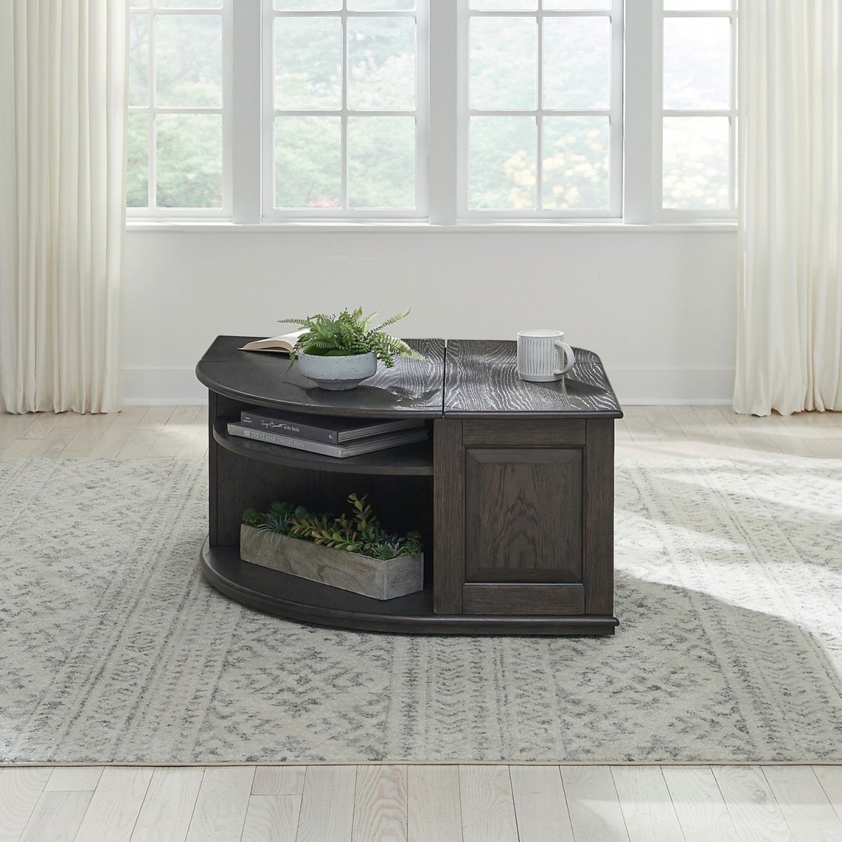 Wallace - Cocktail Table - Brown Cocktail Tables by Liberty Furniture - Walls Furniture & Mattress