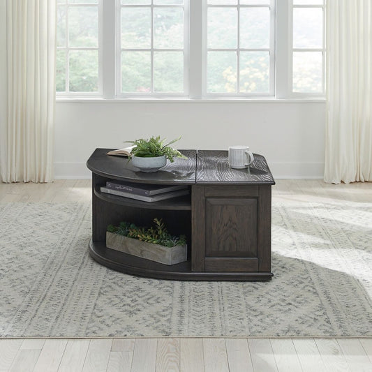 Wallace - Cocktail Table - Brown Cocktail Tables by Liberty Furniture - Walls Furniture & Mattress
