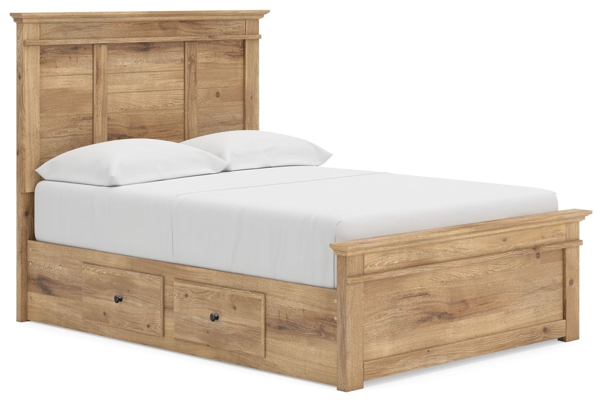 Makidern - Panel Storage Bed With 2 Under Bed Storage Units Storage Beds by Signature Design by Ashley® - Walls Furniture & Mattress