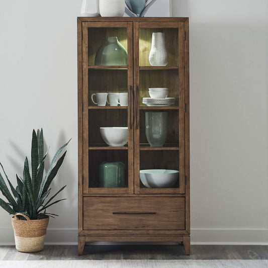 Shaker Lakes - Bunching Display Cabinet Display Cabinets by Liberty Furniture - Walls Furniture & Mattress
