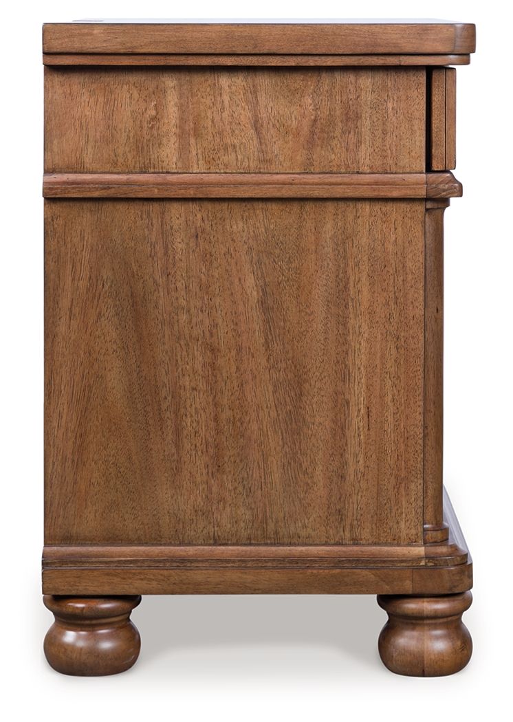 Rowlenstown - Three Drawer Night Stand Nightstands w/ Charging Stations by Signature Design by Ashley® - Walls Furniture & Mattress