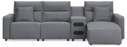 Modmax II - Reclining Sectional - Salt And Pepper Reclining Sectionals by Signature Design by Ashley® - Walls Furniture & Mattress