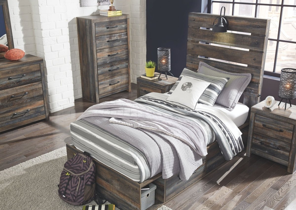 Drystan - Youth Panel Bedroom Set 7 Piece Bedroom Sets by Signature Design by Ashley® - Walls Furniture & Mattress