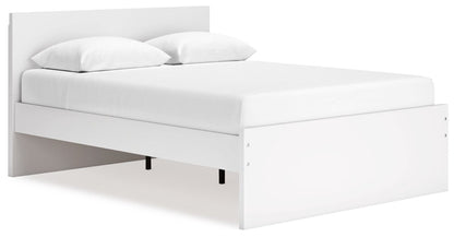 Onita - White - Queen Panel Platform Bed Panel Beds by Signature Design by Ashley® - Walls Furniture & Mattress