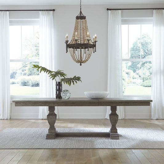 Westfield - Trestle Table - Dark Brown Dining Tables by Liberty Furniture - Walls Furniture & Mattress