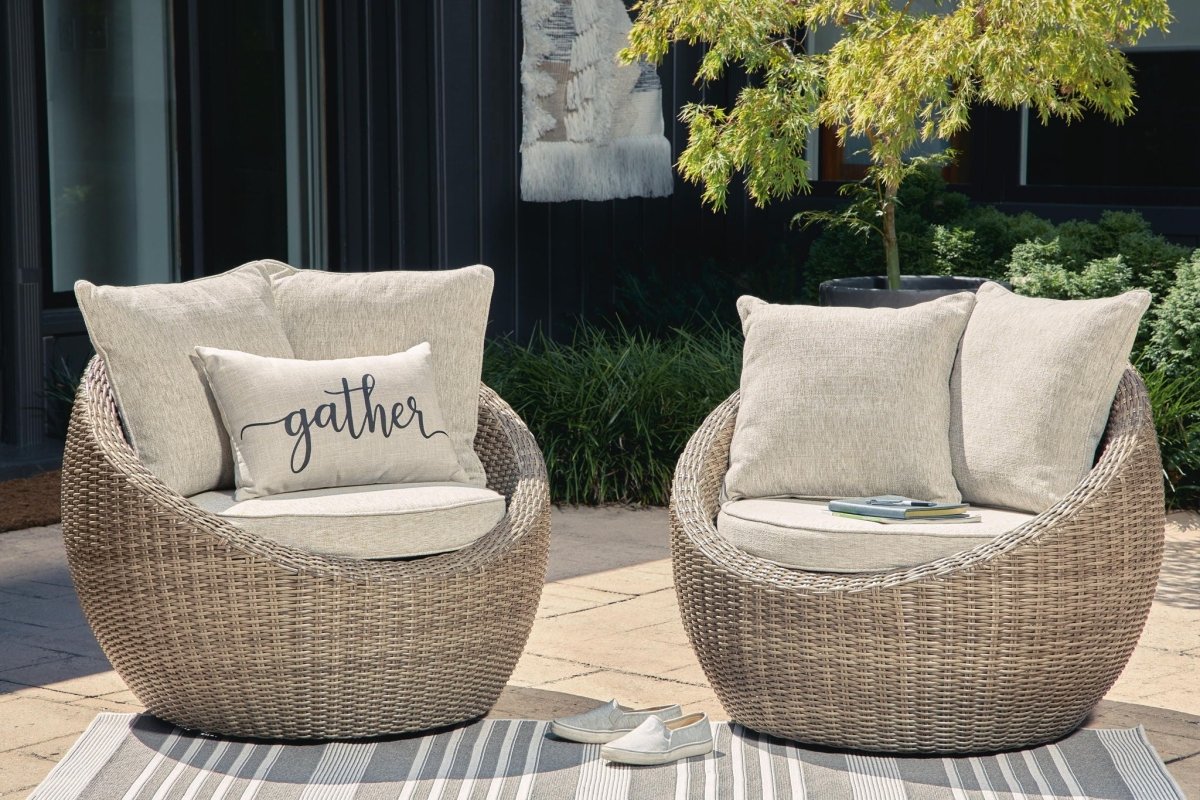 Danson - Swivel Lounge With Cushion Chair Sets by Signature Design by Ashley® - Walls Furniture & Mattress