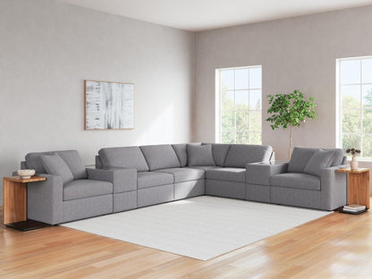 Modmax - Sectional - Granite Stationary Sectionals by Signature Design by Ashley® - Walls Furniture & Mattress