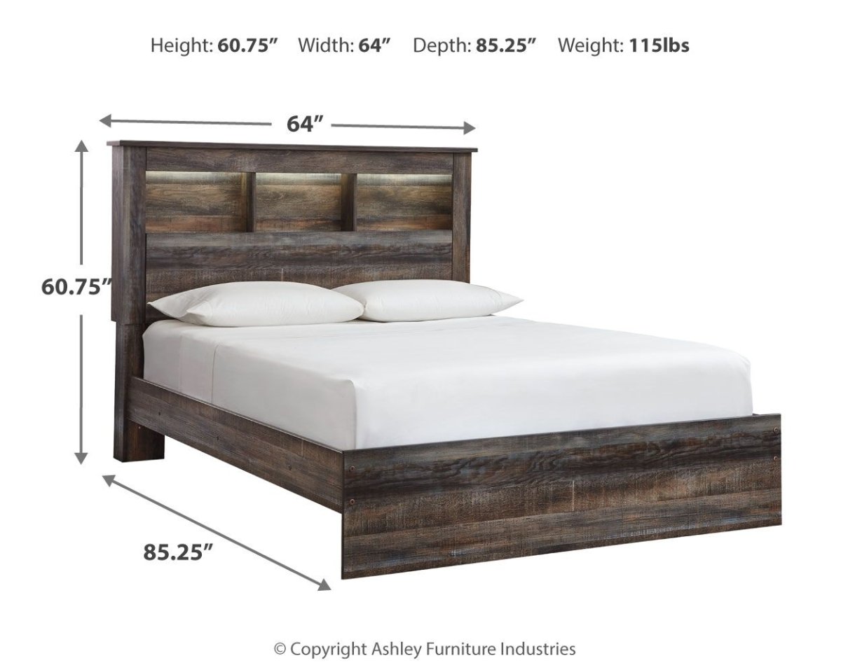 Drystan - Panel Bookcase Bed Panel Beds by Signature Design by Ashley® - Walls Furniture & Mattress
