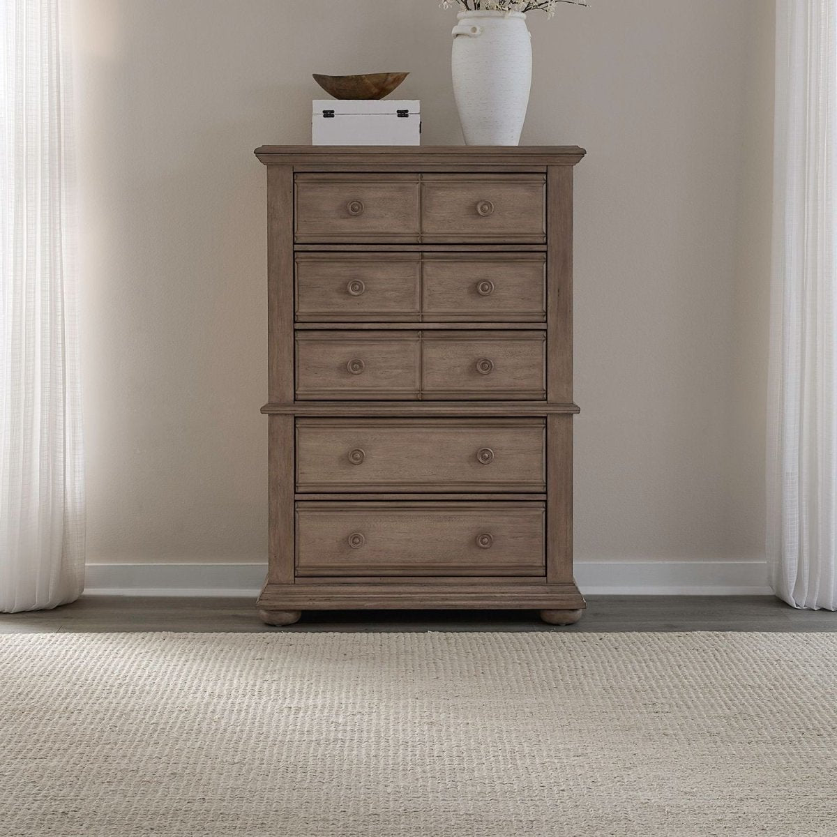 Summer House - 5 Drawer Chest Accent Chests by Liberty Furniture - Walls Furniture & Mattress