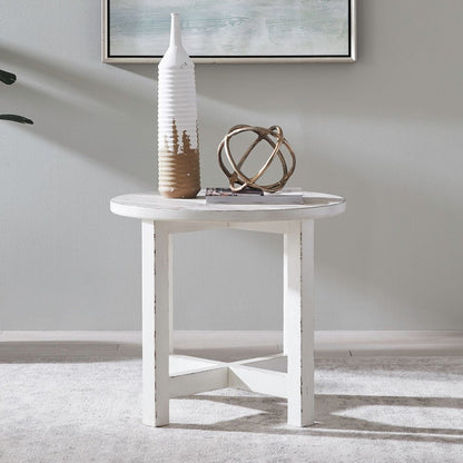Backroads - Round Table Cocktail Tables by Liberty Furniture - Walls Furniture & Mattress
