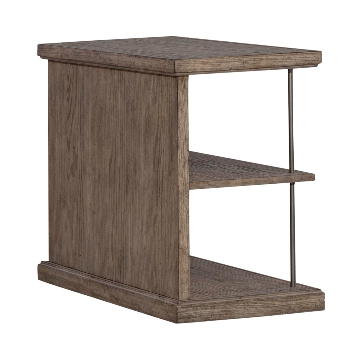 City Scape - Chair Side Table - Burnished Beige Chair Side Tables by Liberty Furniture - Walls Furniture & Mattress