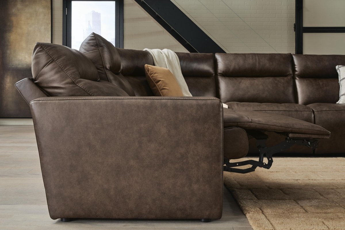 ModZ - 6 Piece Power Reclining Sectional Reclining Sectionals by Benchcraft® - Walls Furniture & Mattress