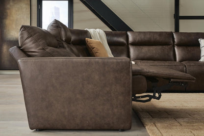 ModZ - 6 Piece Power Reclining Sectional Reclining Sectionals by Benchcraft® - Walls Furniture & Mattress