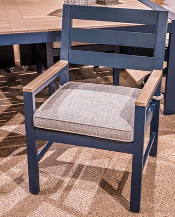 East Beach - Blue - Arm Chair With Cushion (Set of 2) Chair Sets by Signature Design by Ashley® - Walls Furniture & Mattress