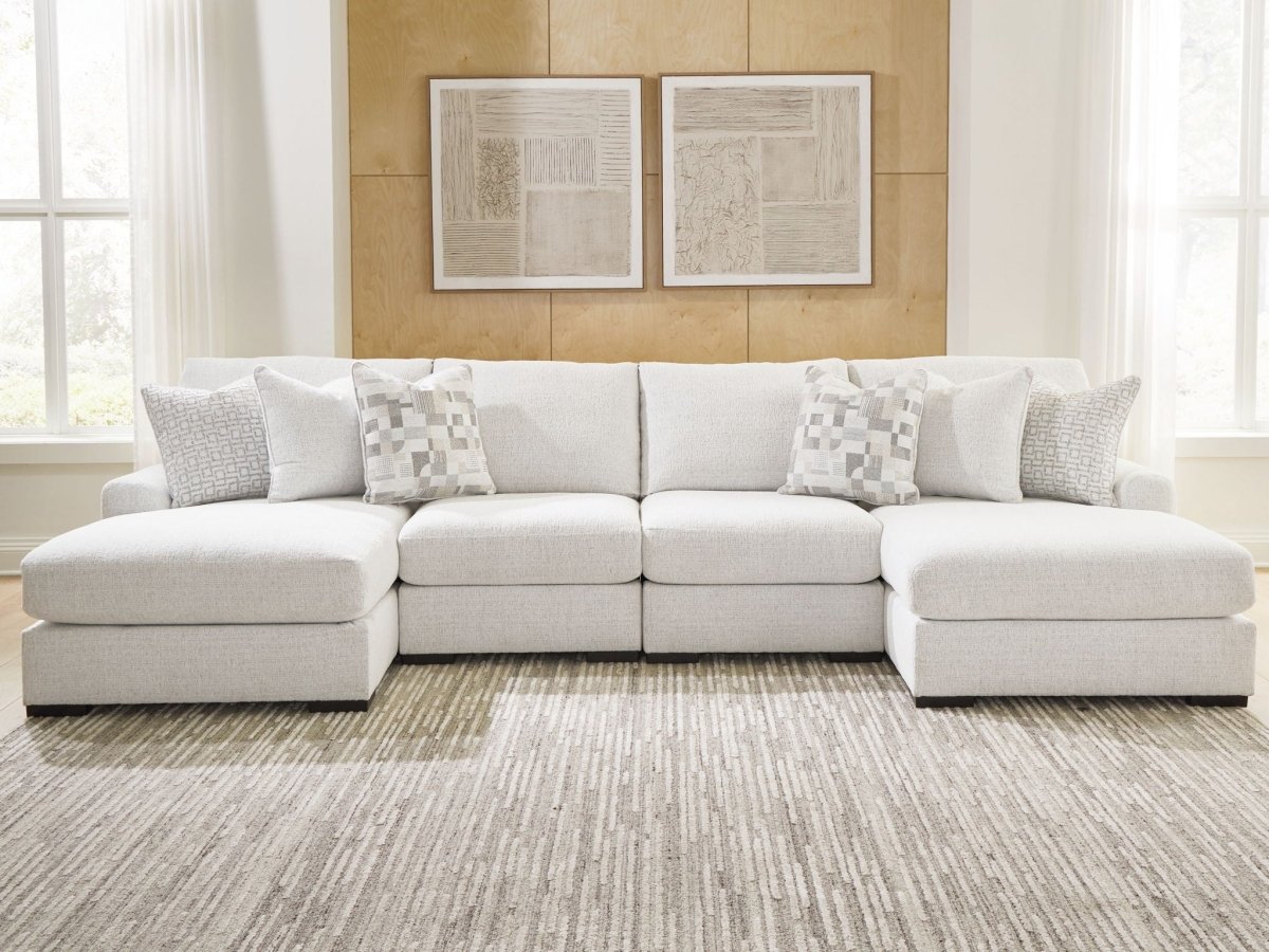 Misty - Lakes - Sectional Stationary Sectionals by Signature Design by Ashley® - Walls Furniture & Mattress