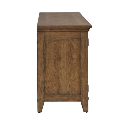Carolina Park - 78" TV Console - Brown TV Stands by Liberty Furniture - Walls Furniture & Mattress