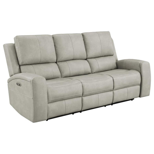 Brickston - Triple Power Reclining Sofa Reclining Sofas by Coaster Fine Furniture - Walls Furniture & Mattress