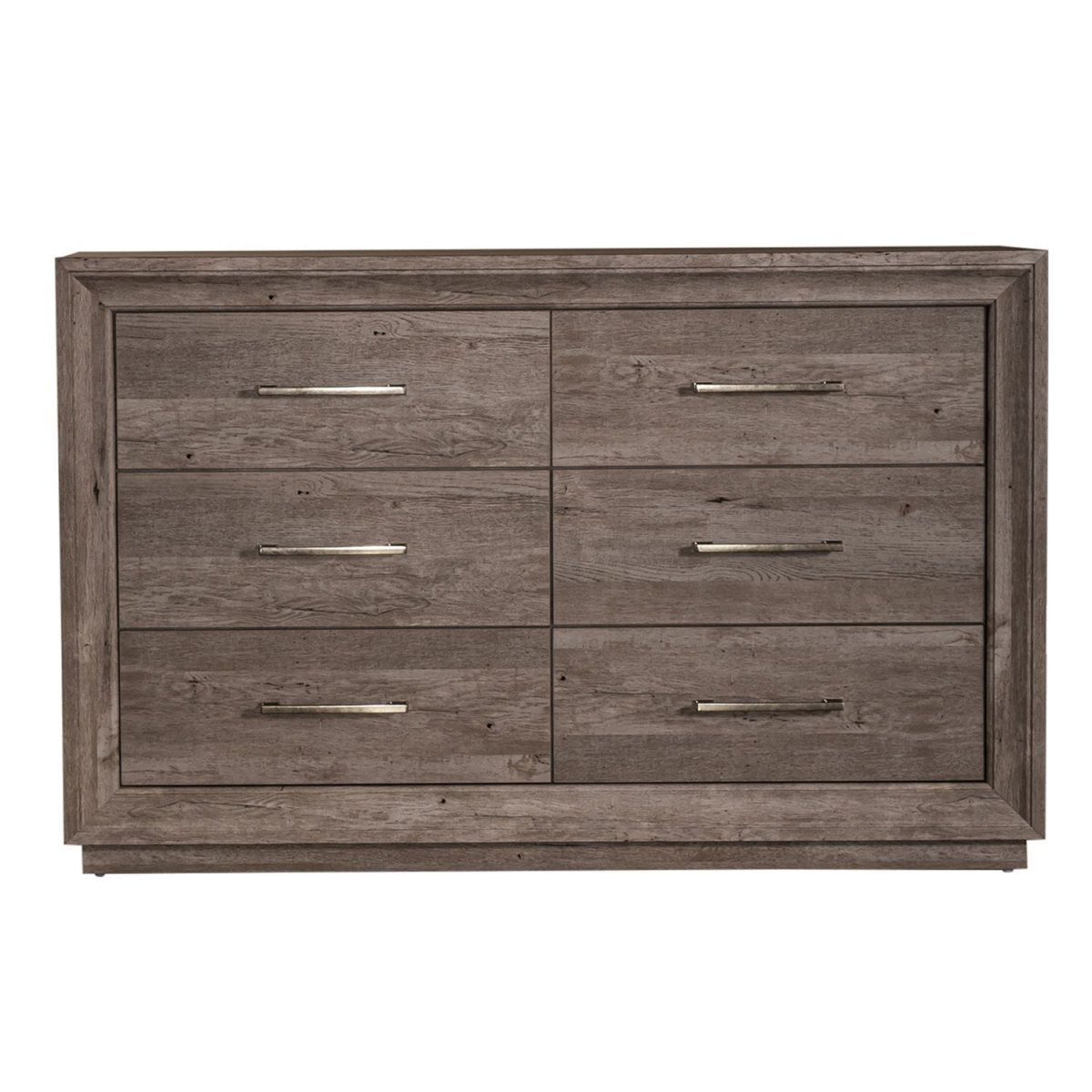 Horizons - 6 Drawer Dresser - Gray Dressers by Liberty Furniture - Walls Furniture & Mattress