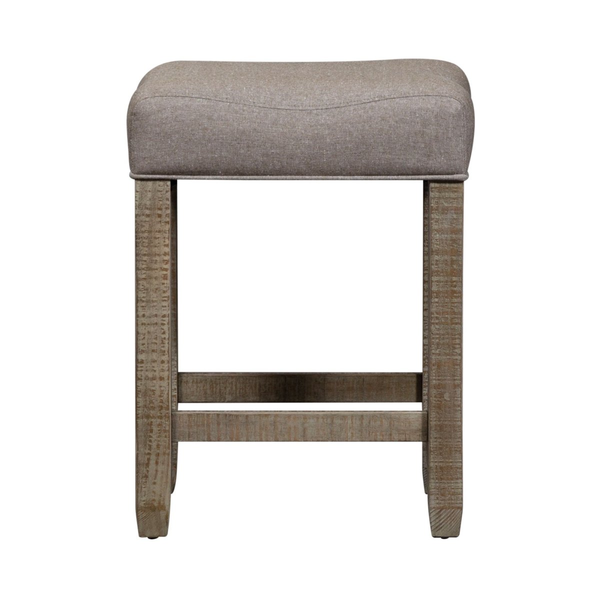 Parkland Falls - Upholstered Console Stool - Light Brown Counter Height (24" - 27") by Liberty Furniture - Walls Furniture & Mattress