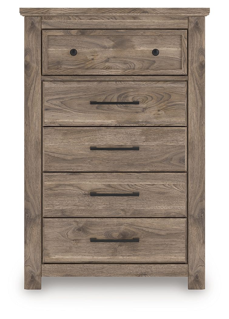 Rusticott - Brown - Five Drawer Chest Accent Chests by Signature Design by Ashley® - Walls Furniture & Mattress
