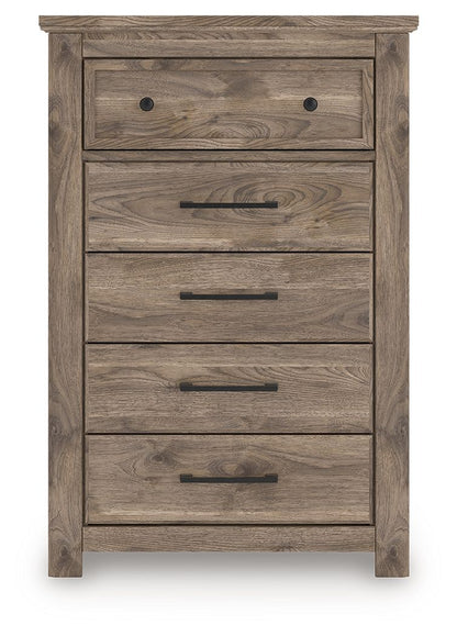 Rusticott - Brown - Five Drawer Chest Accent Chests by Signature Design by Ashley® - Walls Furniture & Mattress