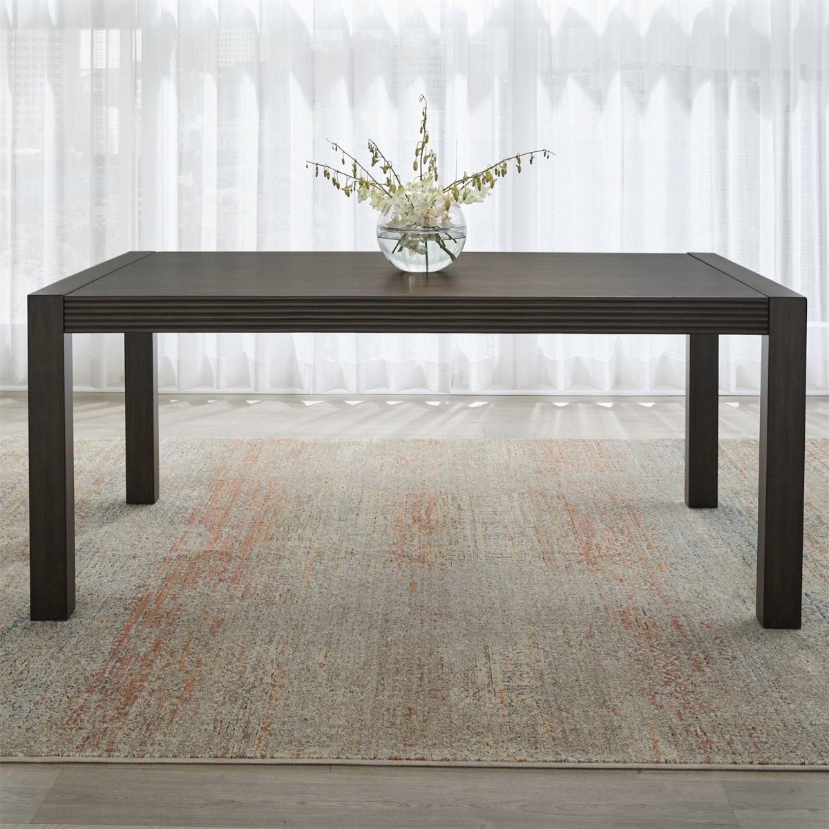 Modern Edge - Rectangular Leg Table - Caffe Dining Tables by Liberty Furniture - Walls Furniture & Mattress