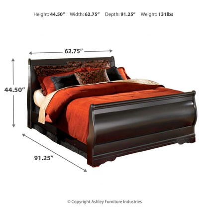 Huey Vineyard - Sleigh Bed Sleigh Beds by Signature Design by Ashley® - Walls Furniture & Mattress