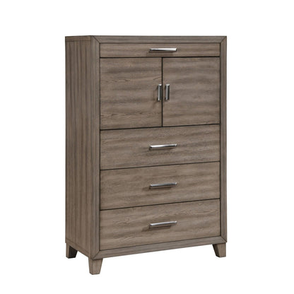 Harrisburg - Door Chest - Walnut Door Chests by New Classic - Walls Furniture & Mattress